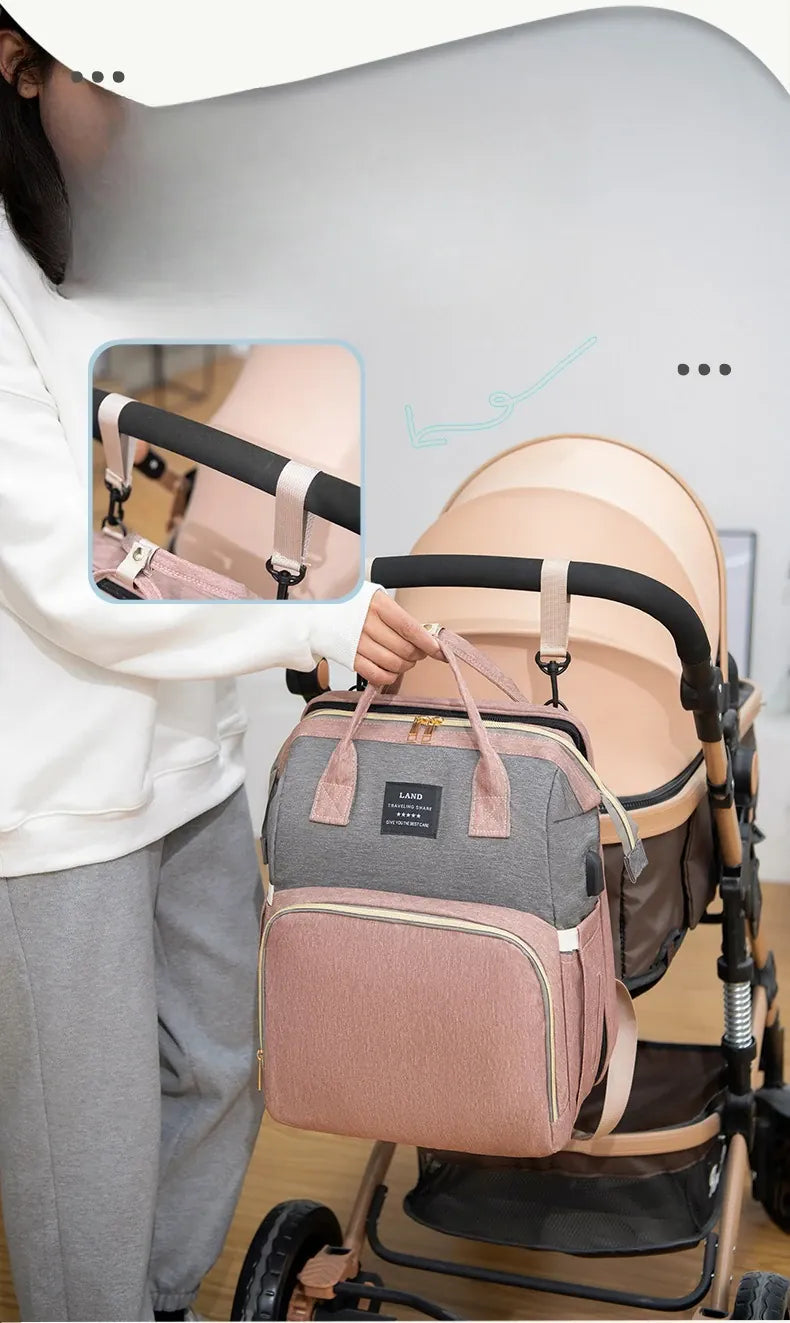KissICON Multifunctional Diaper Mommy Baby Organiser – Stroller