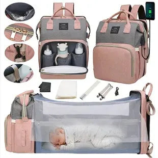 KissICON Multifunctional Diaper Mommy Baby Organiser – Stroller
