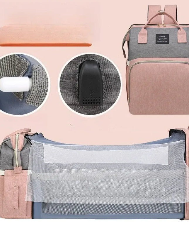 KissICON Multifunctional Diaper Mommy Baby Organiser – Stroller