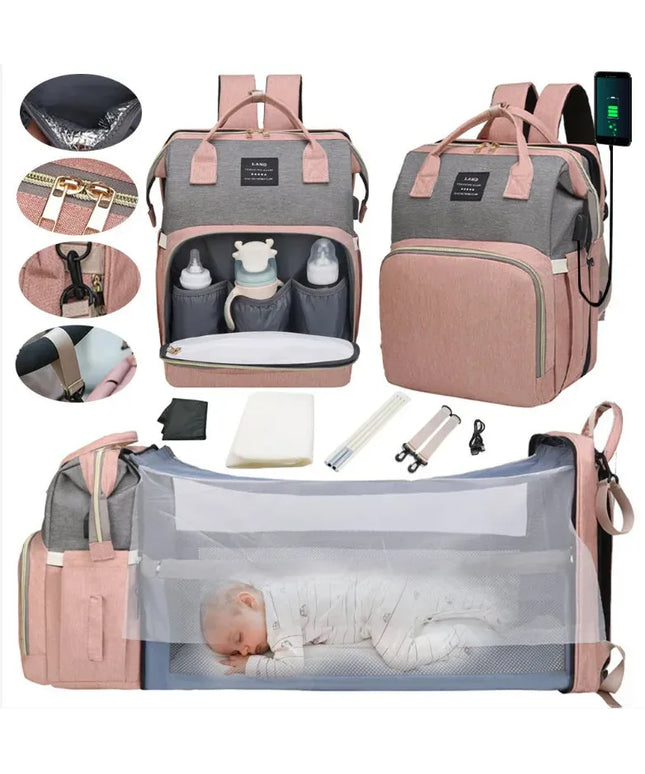 KissICON Multifunctional Diaper Mommy Baby Organiser – Stroller
