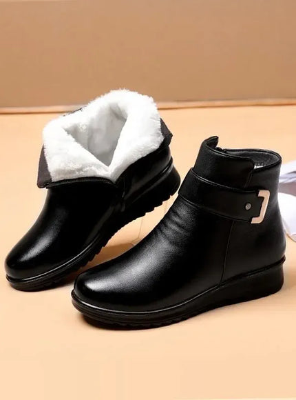 KissICON Mum Women's Warm Shoes Winter Padded Thickened Short