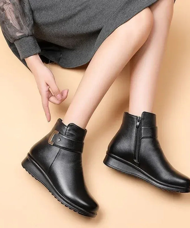 KissICON Mum Women's Warm Shoes Winter Padded Thickened Short
