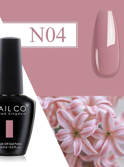 KissICON N04 💋 Nailco Red Gel Polish - Lasting Soak