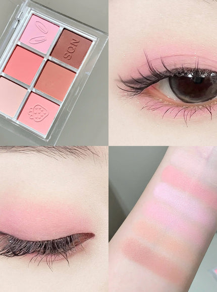 KissICON N1006-3 Kiss Icon SHAQINUO Six Color Eyeshadow Palette -