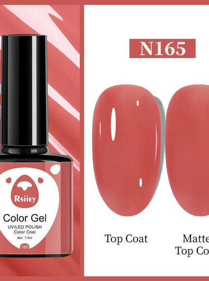 KissICON N165 1pcs 7.3ml White Gel Nail Polish French Manicure