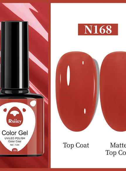 KissICON N168 1pcs 7.3ml White Gel Nail Polish French Manicure