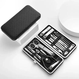 KissICON Nail Art 19 Piece Clipper Kit Stainless Steel