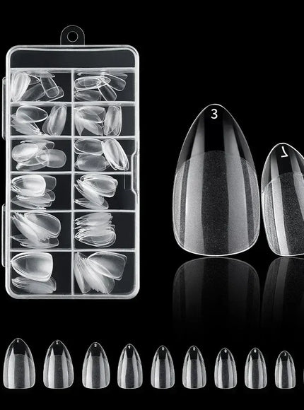KissICON Nail Art Press On Nails Gel Tips 120Pcs