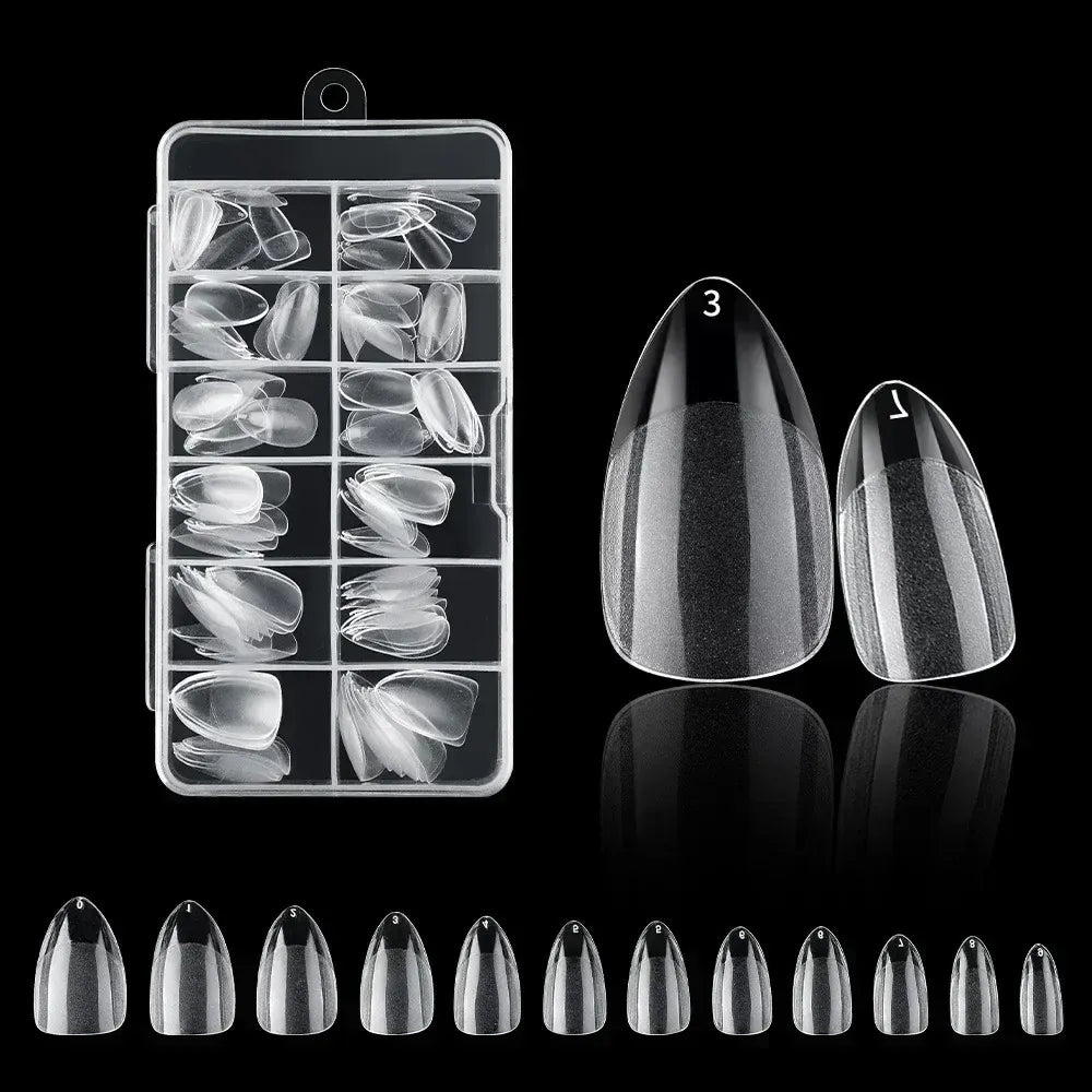 KissICON Nail Art Press On Nails Gel Tips 120Pcs