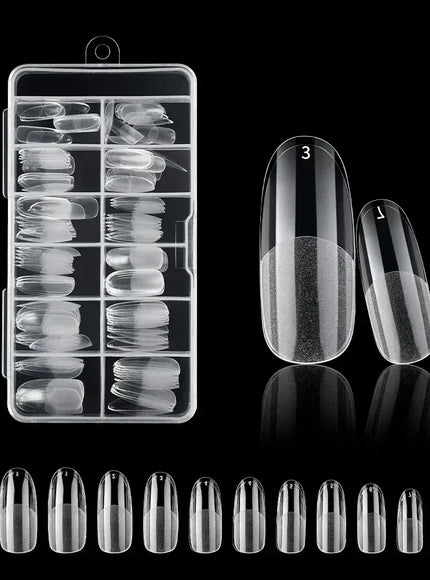 KissICON Nail Art Press On Nails Gel Tips 120Pcs