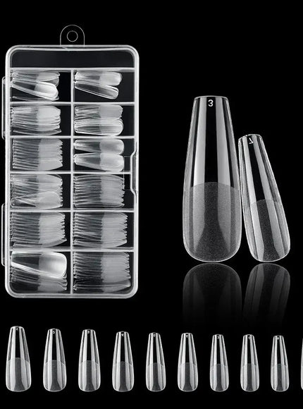 KissICON Nail Art Press On Nails Gel Tips 120Pcs