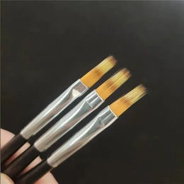 KissICON 💋 Nail Brush Serrated Powder Bar Black Nail