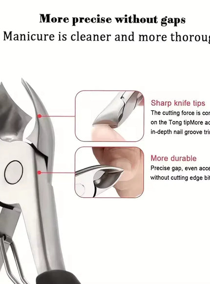 KissICON Nail Clippers 4-Piece Set - Ultra Sharp Stainless
