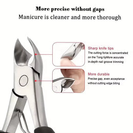 KissICON Nail Clippers 4-Piece Set - Ultra Sharp Stainless