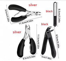 KissICON Nail Clippers 4-Piece Set - Ultra Sharp Stainless