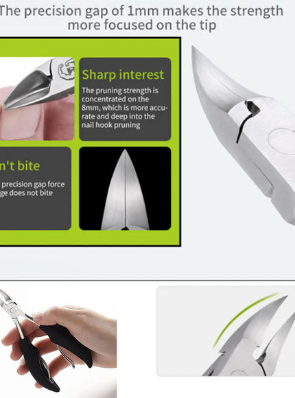 KissICON Nail Clippers KissIcon Nail Clippers Ingrown Toenail Nippers - Stainless