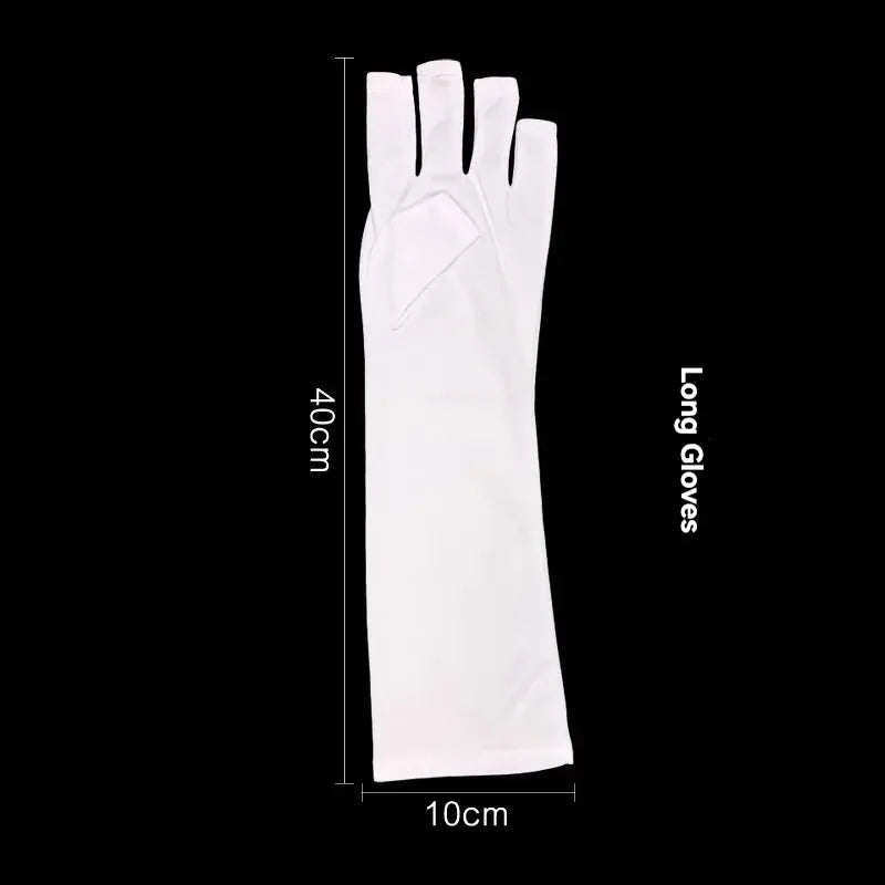 KissICON Nail Gloves Anti-UV Anti-blackening Anti-illumination TANNING Tanning Light