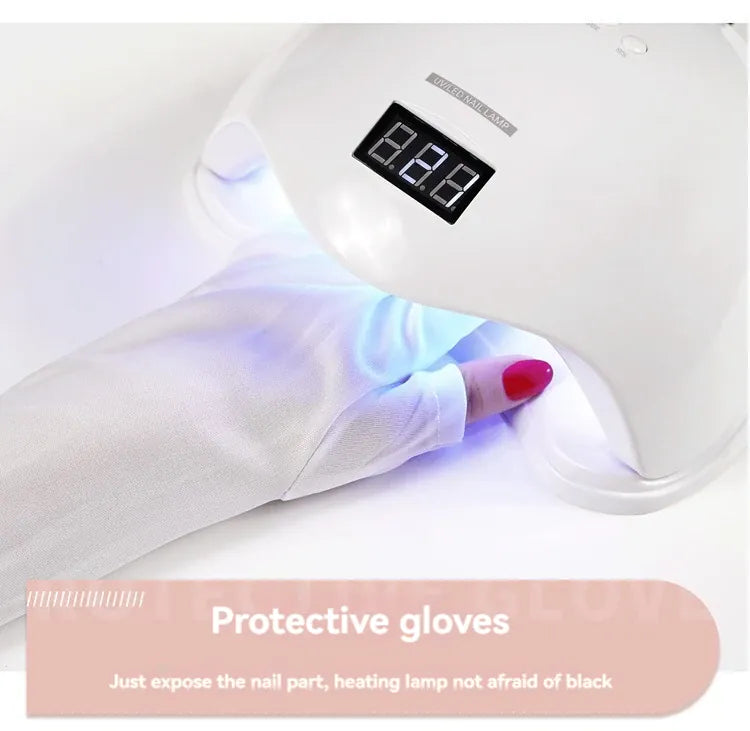 KissICON Nail Gloves Anti-UV Anti-blackening Anti-illumination TANNING Tanning Light
