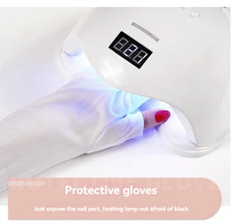 KissICON Nail Gloves Anti-UV Anti-blackening Anti-illumination TANNING Tanning Light