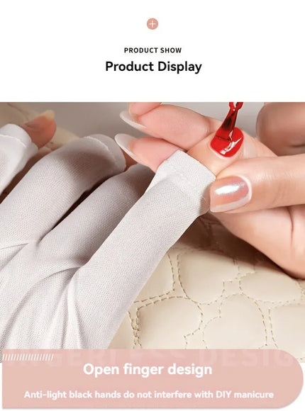 KissICON Nail Gloves Anti-UV Anti-blackening Anti-illumination TANNING Tanning Light