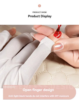 KissICON Nail Gloves Anti-UV Anti-blackening Anti-illumination TANNING Tanning Light