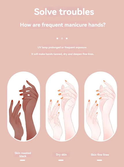 KissICON Nail Gloves Anti-UV Anti-blackening Anti-illumination TANNING Tanning Light
