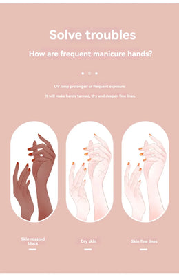 KissICON Nail Gloves Anti-UV Anti-blackening Anti-illumination TANNING Tanning Light