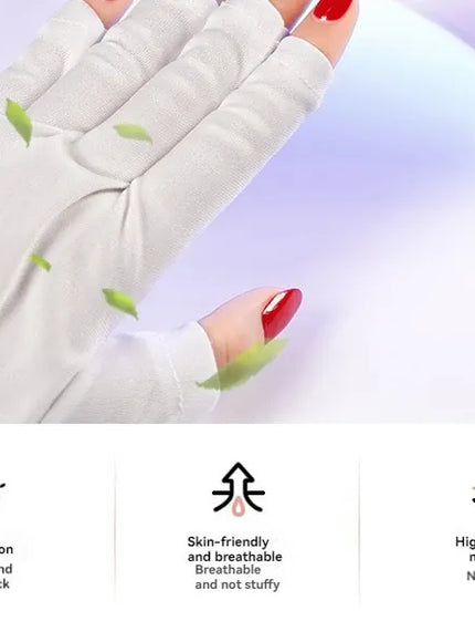 KissICON Nail Gloves Anti-UV Anti-blackening Anti-illumination TANNING Tanning Light
