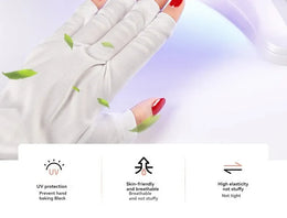 KissICON Nail Gloves Anti-UV Anti-blackening Anti-illumination TANNING Tanning Light