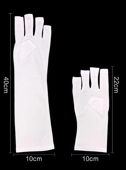 KissICON Nail Gloves Anti-UV Anti-blackening Anti-illumination TANNING Tanning Light