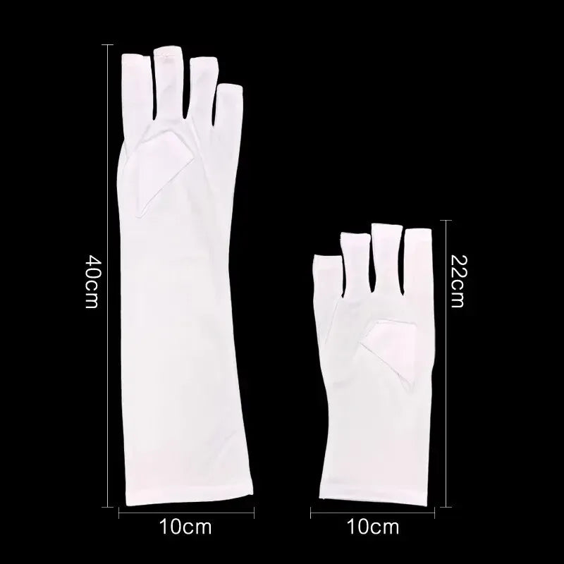KissICON Nail Gloves Anti-UV Anti-blackening Anti-illumination TANNING Tanning Light