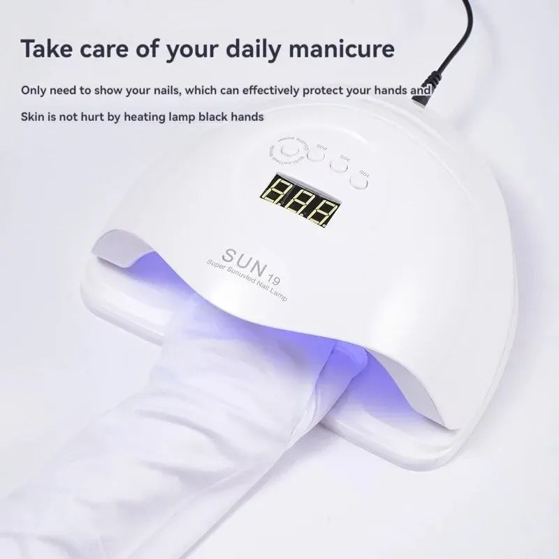 KissICON Nail Gloves Anti-UV Anti-blackening Anti-illumination TANNING Tanning Light
