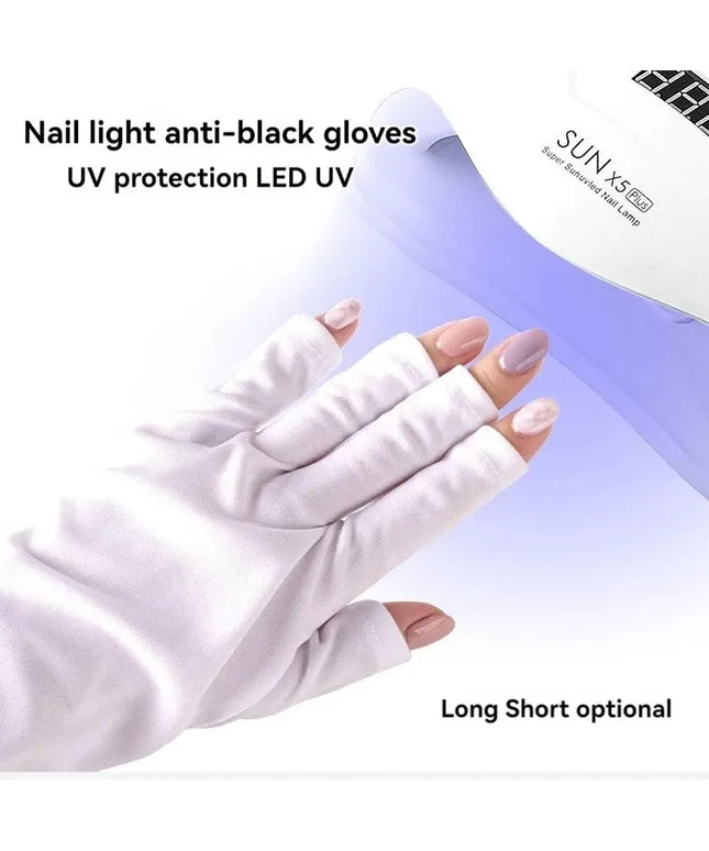 KissICON Nail Gloves Anti-UV Anti-blackening Anti-illumination TANNING Tanning Light