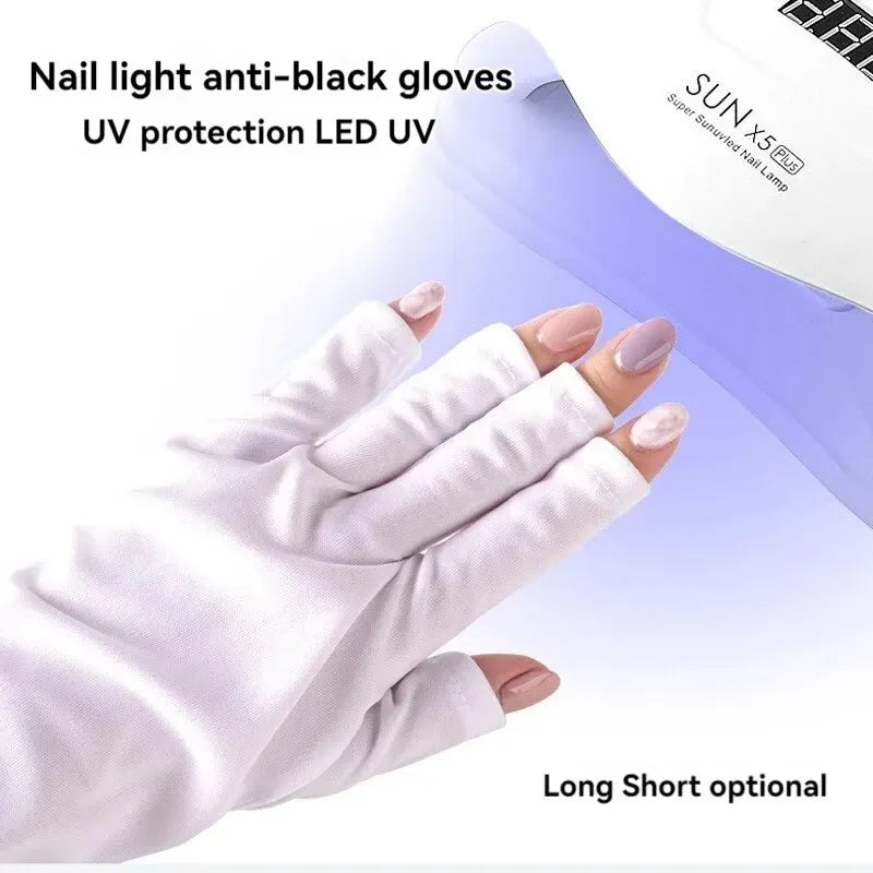 KissICON Nail Gloves Anti-UV Anti-blackening Anti-illumination TANNING Tanning Light