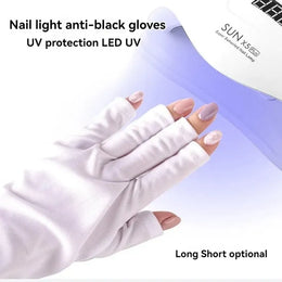 KissICON Nail Gloves Anti-UV Anti-blackening Anti-illumination TANNING Tanning Light
