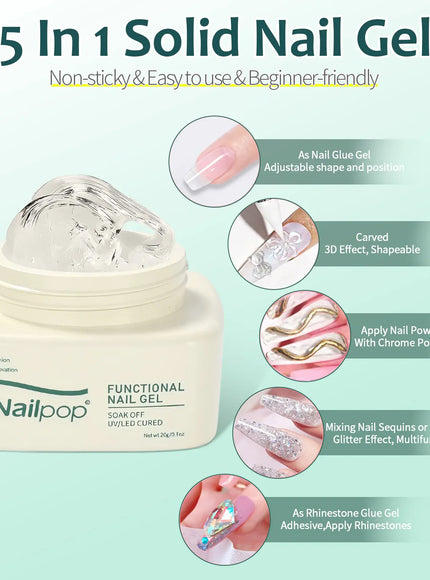 KissICON Nail Kit KissIcon Nailpop Handheld Nail Lamp Kit - Home
