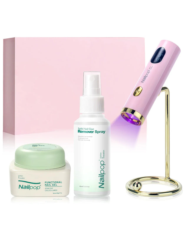 KissICON Nail Kit KissIcon Nailpop Handheld Nail Lamp Kit - Home
