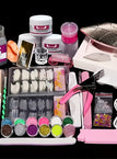 Nail lamp + crystal powder + crystal liquid