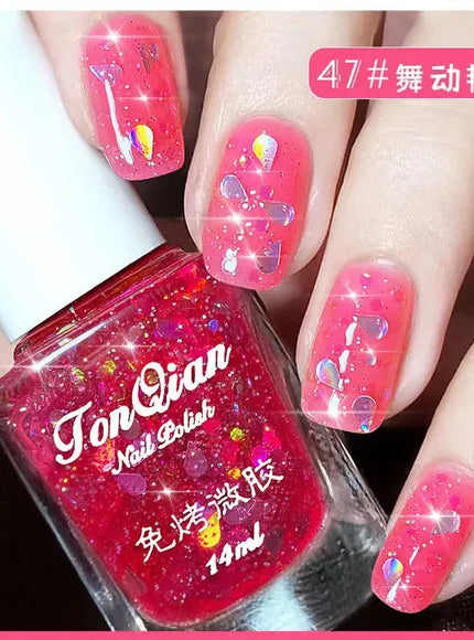KissICON Nail Polish Lasting No Bake No Peel Classic