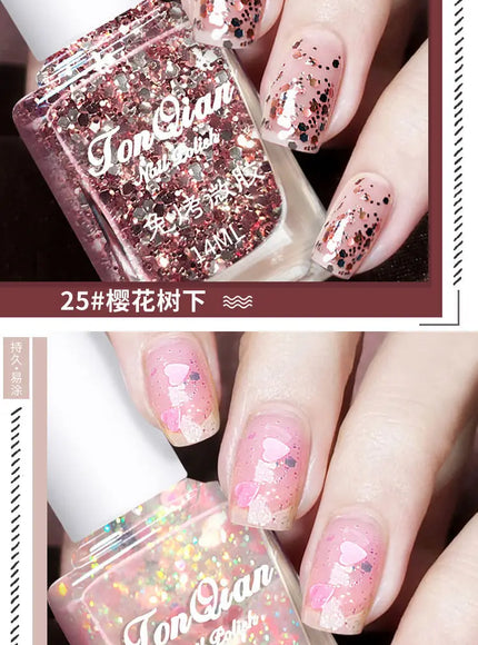 KissICON Nail Polish Lasting No Bake No Peel Classic