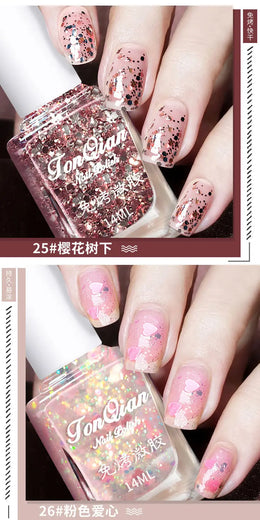 KissICON Nail Polish Lasting No Bake No Peel Classic