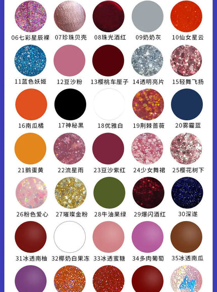 KissICON Nail Polish Lasting No Bake No Peel Classic