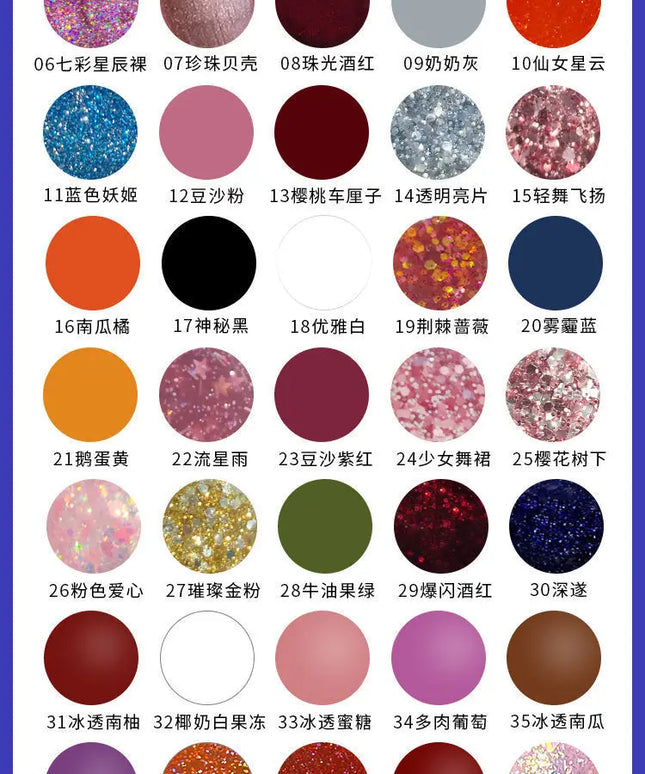 KissICON Nail Polish Lasting No Bake No Peel Classic