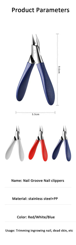 KissICON 💋 Nail Scissors Manicure Tools - Anti Splash
