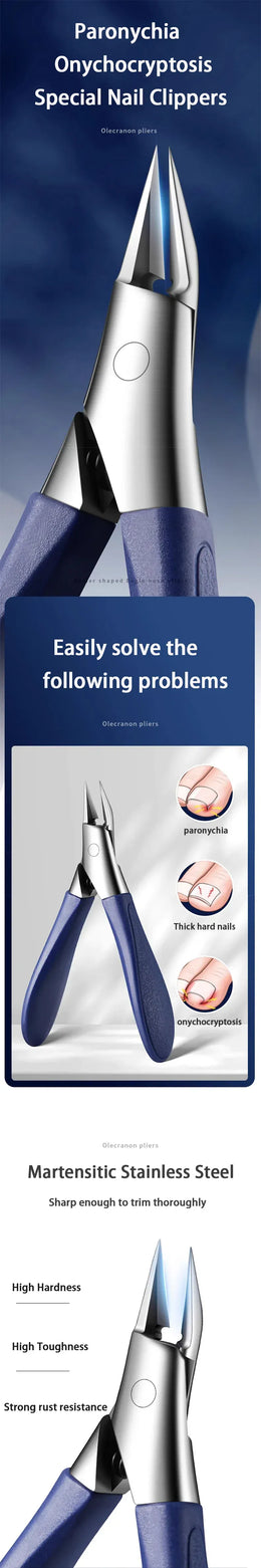 KissICON 💋 Nail Scissors Manicure Tools - Anti Splash