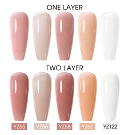 KissICON 💋 Nailco 15ml Translucent Gel Polish-Natural Resin Formula