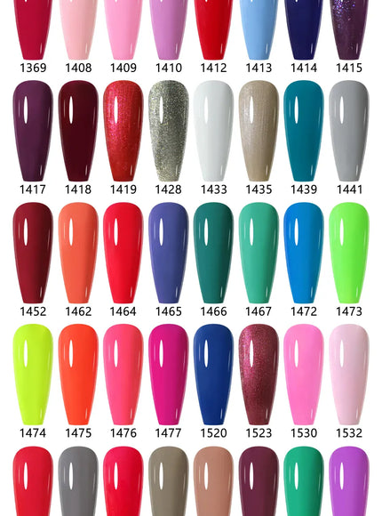 KissICON 💋 Nailco 15ml Translucent Gel Polish-Natural Resin Formula