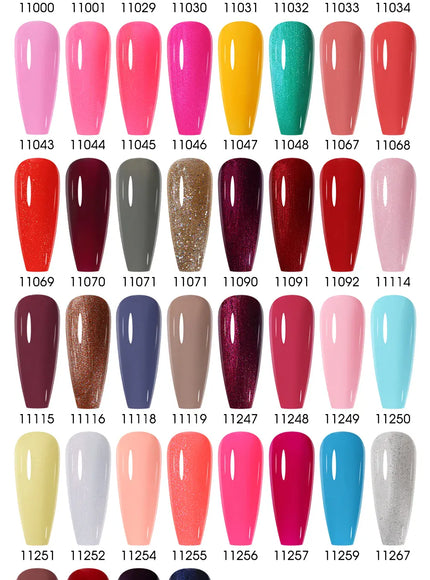 KissICON 💋 Nailco 15ml Translucent Gel Polish-Natural Resin Formula
