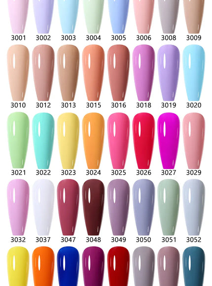 KissICON 💋 Nailco 15ml Translucent Gel Polish-Natural Resin Formula