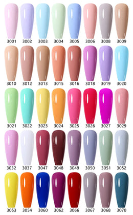 KissICON 💋 Nailco 15ml Translucent Gel Polish-Natural Resin Formula